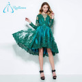 Elegant Tulle Lace Appliques Sashes Botón Plus Size Prom Dress